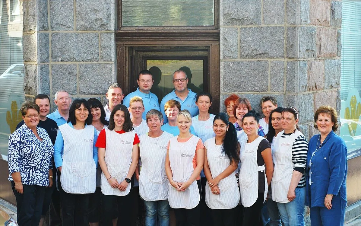 The De-Luxe Office Cleaners team in 2016