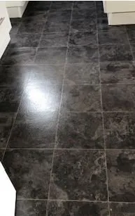 Vinyl floor, after
